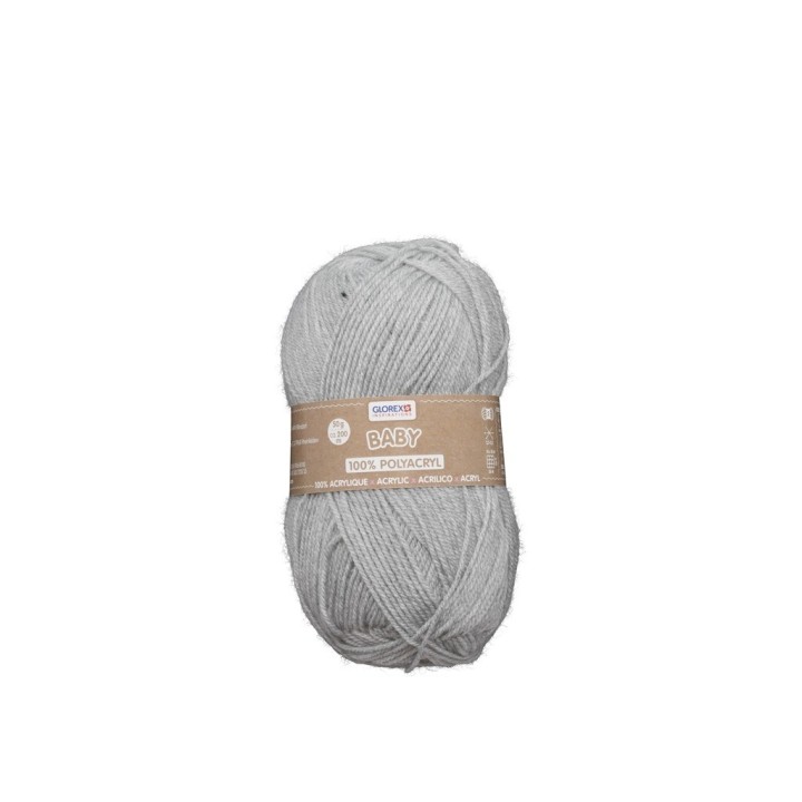 Baby 100% Acryl, 50g grau