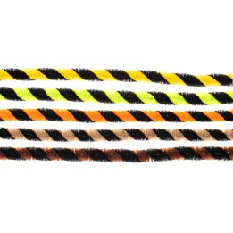 Biegeplüsch, Bicolor, twisted 10 Stück bunt 50cm/ 8mm