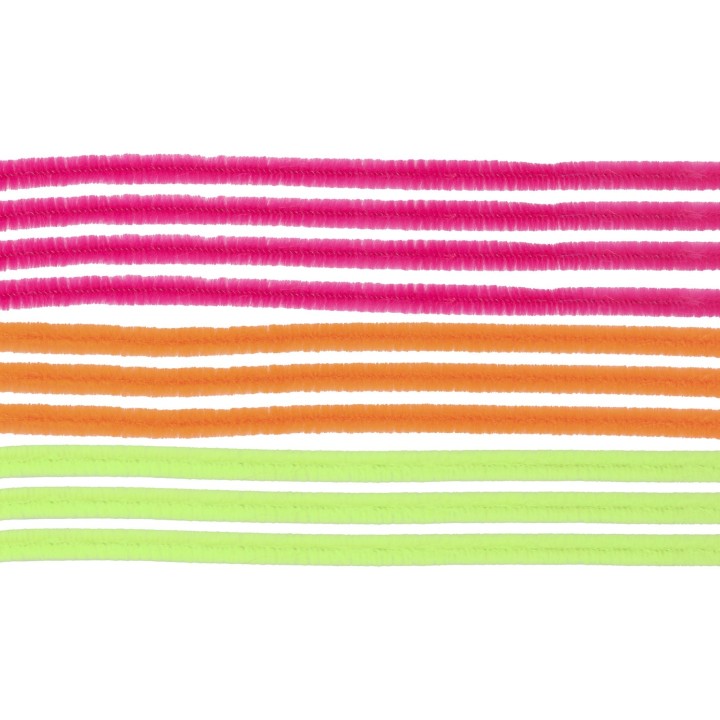 Biegeplüsch Mix 10 St, 50 cm Neontöne