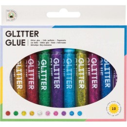 Glitter Glue 10 Stifte