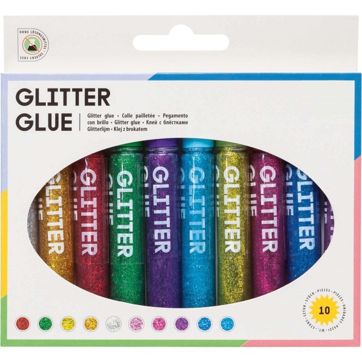Glitter Glue 10 Stifte