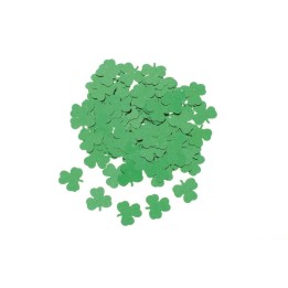 Pailletten Kleeblatt grün 15g