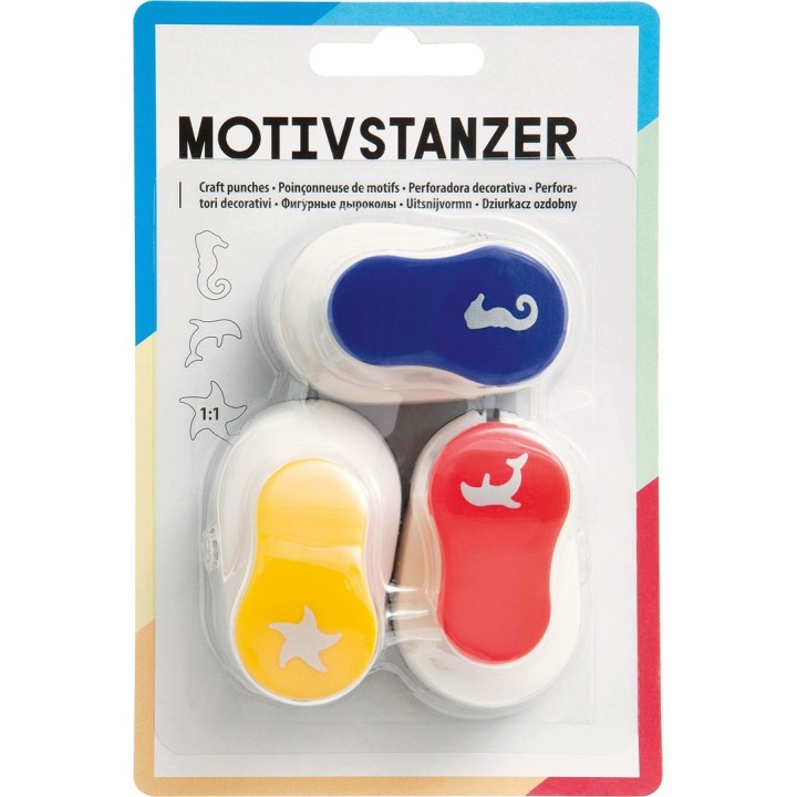Motivstanzer Ganzjahresmotive Set 3 - 3 Stück sortiert