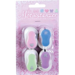 Craft punches all year mini Set 1 - 4 pcs assorted