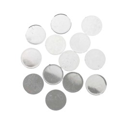 Pierres déco miroirs ronds 30pcs, 18mm