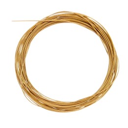 Edelstahldraht 0,4mm 4m goldfarben