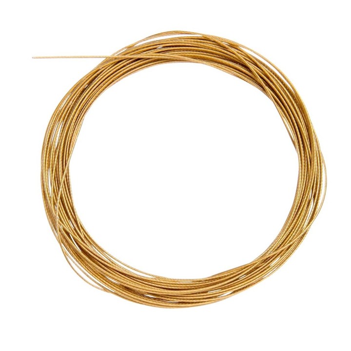 Edelstahldraht 0,4mm 4m goldfarben