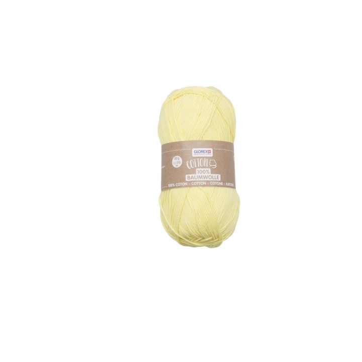 Cotton 100% coton, 50g jaune
