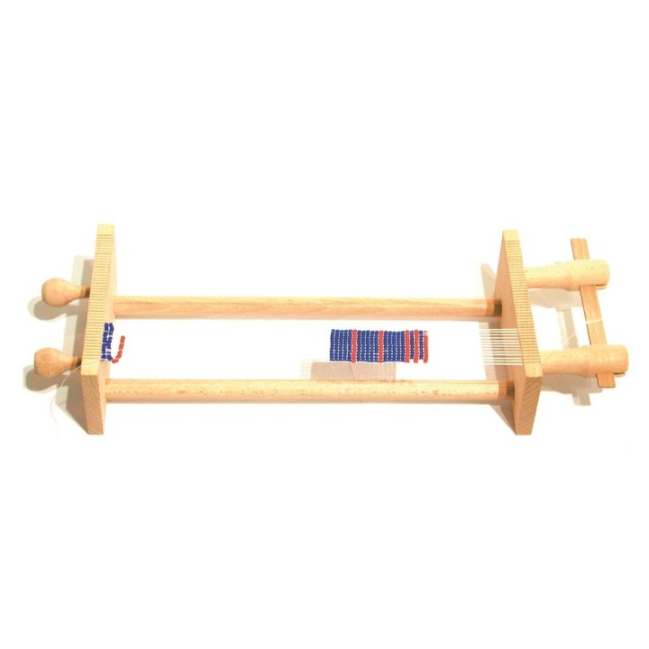 Holzwebrahmen zerlegt