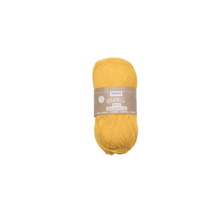 Cotton 100% Baumwolle, 50g sonnengelb