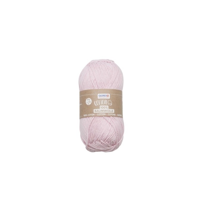 Cotton 100% coton, 50g rose