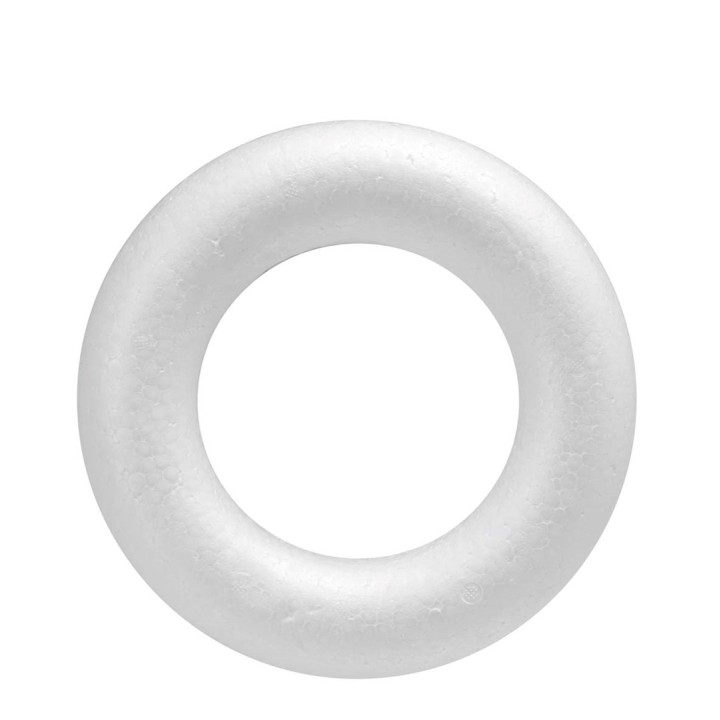 Styroporhalbring, Durchmesser 22 cm