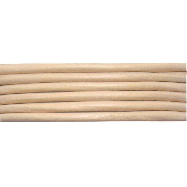 Lederriemen natur 2mm/1m