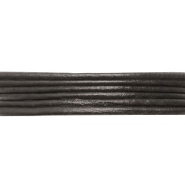 Lederriemen schwarz 2mm/1m