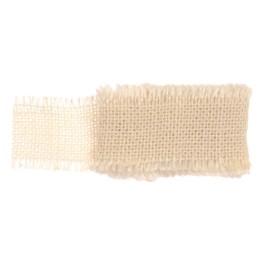 Juteband creme 40mm 1m