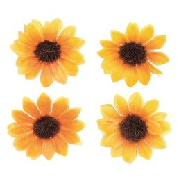 Fleurs de tournesols D=35mm 15pcs