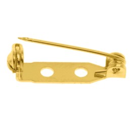 Broschennadel 5 Stück 18mm goldfarben