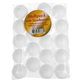 Styroporkugeln 5 cm, 19 Stück Grosspackung
