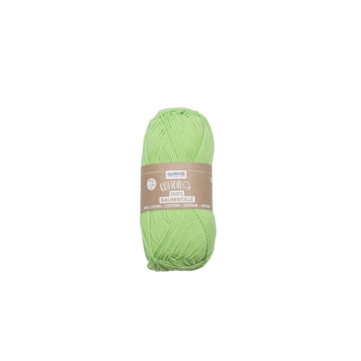 Cotton 100% Baumwolle, 50g hellgrün