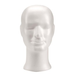Styroporkopf Junge 28cm geschrumpft