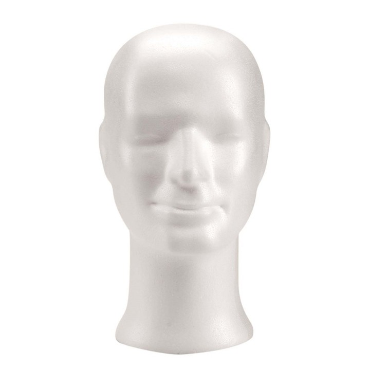 Styroporkopf Junge 28cm geschrumpft
