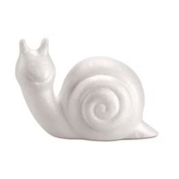 Polystyrene snail 10,5cm shrink-wrapped