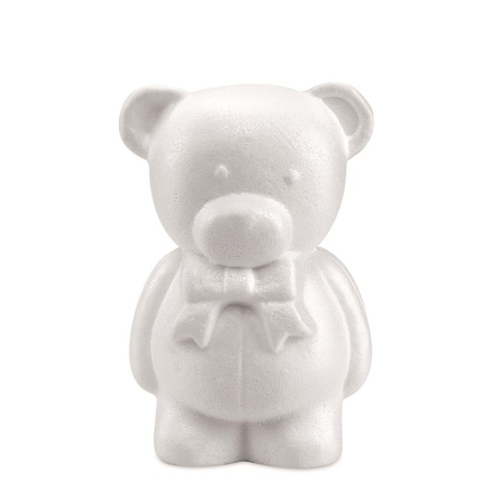 Styropor Bär 20cm geschrumpft