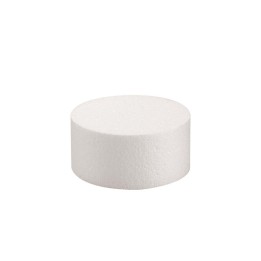 Styropor Scheibe 15x7cm geschrumpft