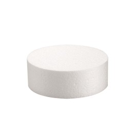 Styropor Scheibe 20x7cm geschrumpft