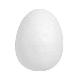Styropor-Eier 3,5 cm 12 Stück ø 2,3 cm