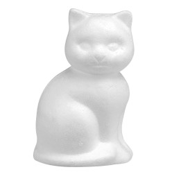 Chat en polystyrène 13cm