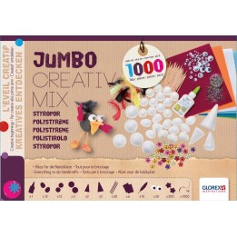 Jumbo Creativ-Mix Styropor ca. 1'100 Teile