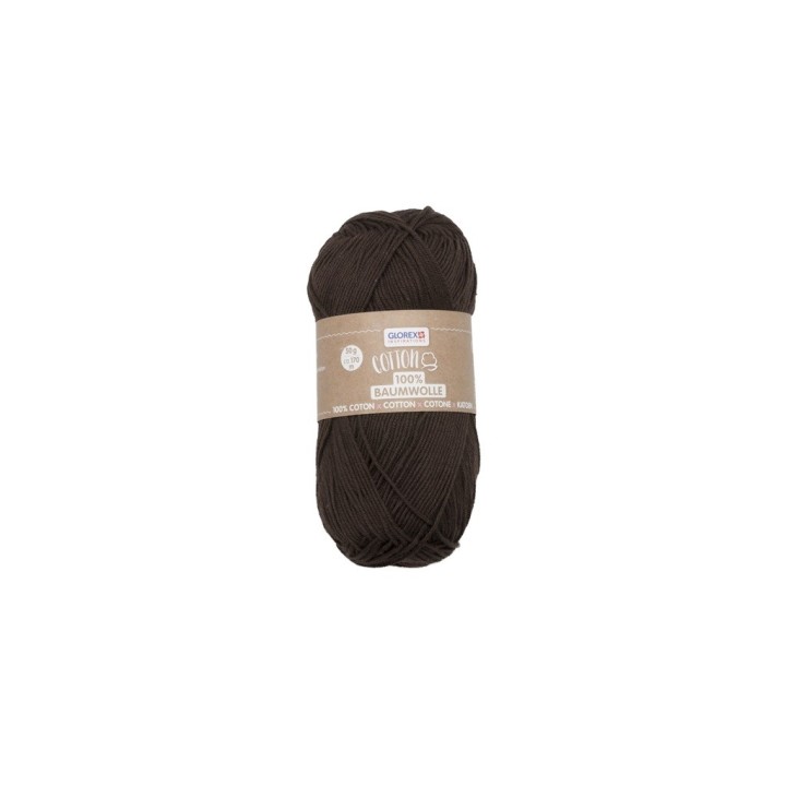 Cotton 100% coton, 50g brun
