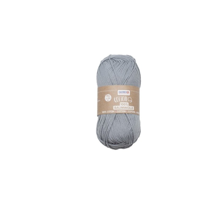 Cotton 100% Baumwolle, 50g grau