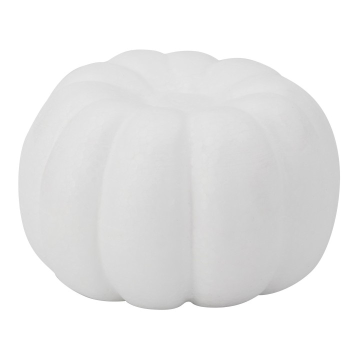 Citrouille en polystyrène, 8cm 2 pcs