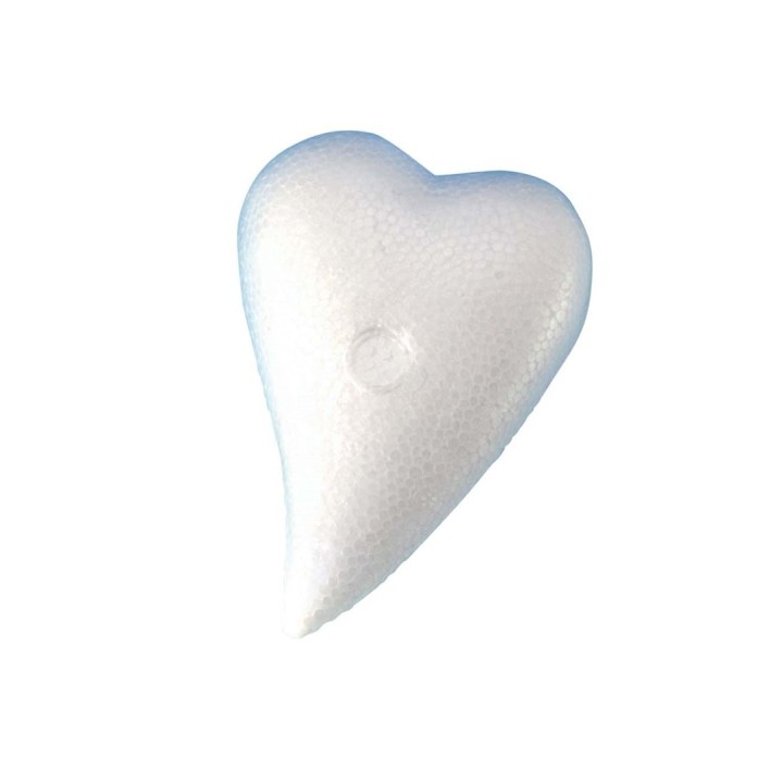 Styropor Herztropfen 8x5 cm
