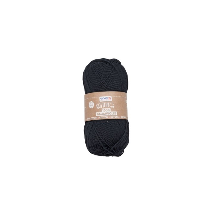 Cotton 100% Baumwolle, 50g schwarz
