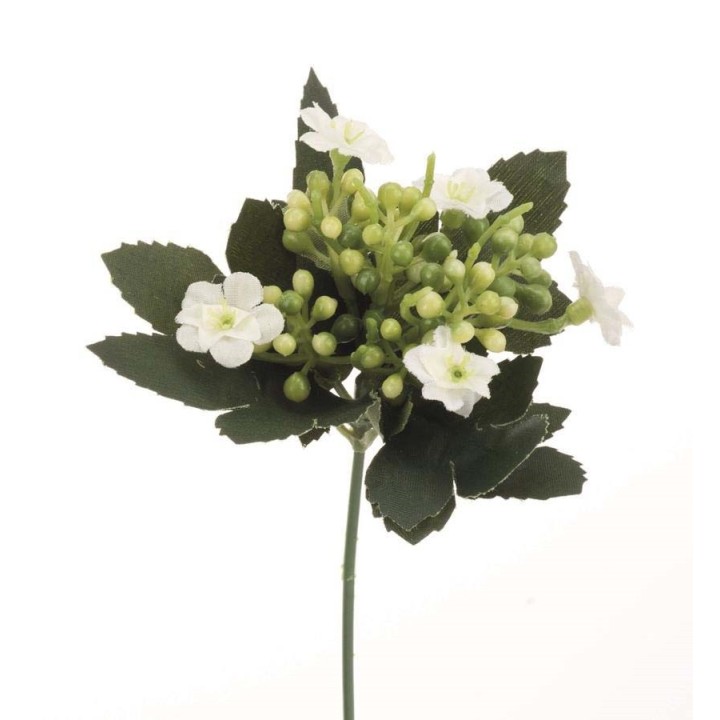 Blumensträusschen 18cm weiss