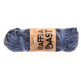 Raphia bleu foncé 50g