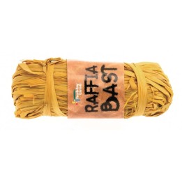 Raffia-Bast 50g gelb