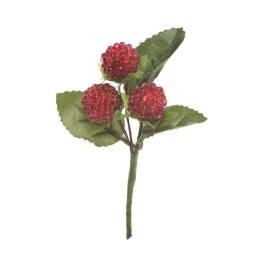 Deco-Himbeere, rot 15mm