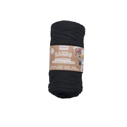 Bands Makramee 250g noir 60% Coton/40% Viscose
