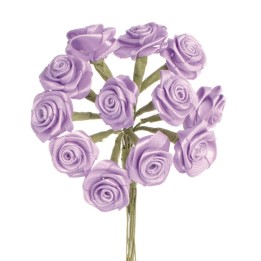 Diorröschen 12 Blüten lila