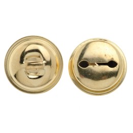 Rollenglöckchen 25mm 3 Stück goldfarben