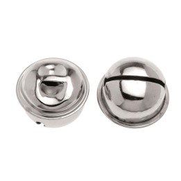 Rollenglöckchen 22mm 6 Stück silberfarben