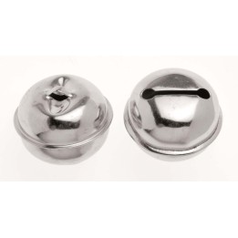 Bells 25mm / 3pcs silver color