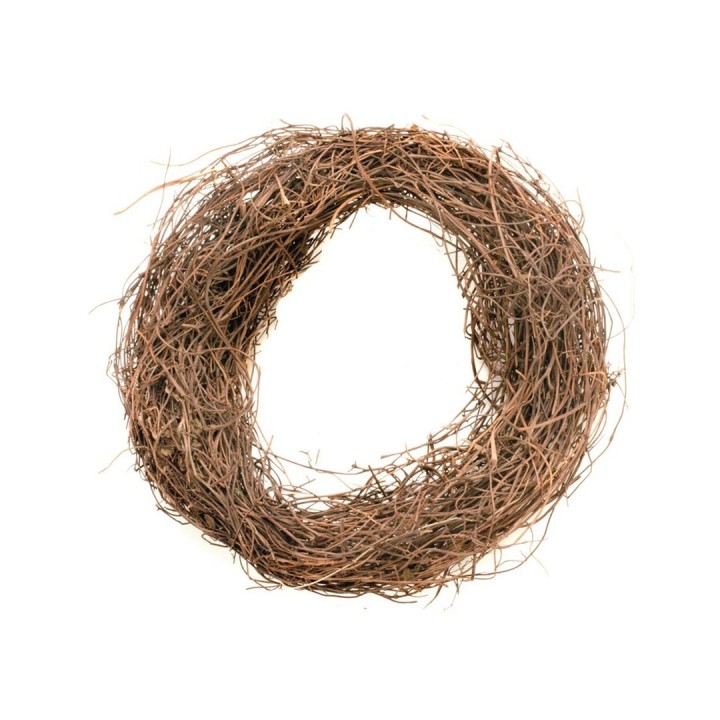 Couronne en sarments de vigne nature 15cm