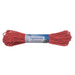 Papierkordel 20mx1mm rot