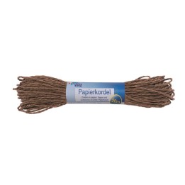 Papierkordel 20mx1mm braun