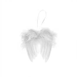 Engelflügel, weiss, schmal 11x13cm